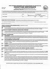 Virginia State Sales Tax Exemption Form Images