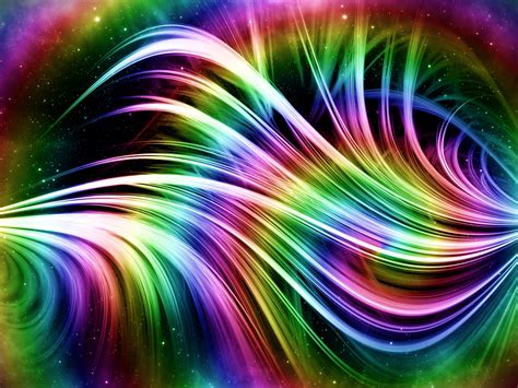 Download Wave Rainbow Abstract Colors Wallpaper