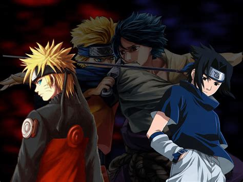 Super And New Wallpapers Anime Wallpaper Naruto Vs Sasuke