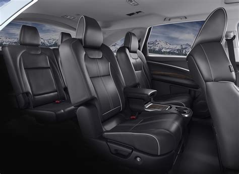 Captains Chairs Interior 3Rd Row Acura Mdx - 2017 Suv With 2nd Row