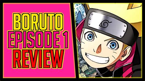 Boruto Episode 1 Review Youtube