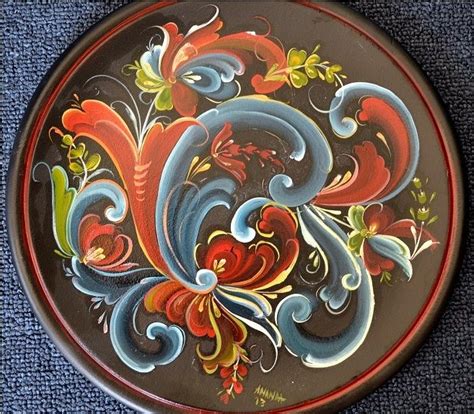 Traditional Norwegian Painting Rosemaling Rules And Telemark