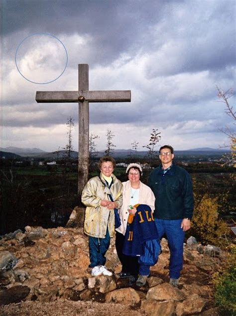 Medjugorje Apparition Of The Blessed Virgin Mary In The Clouds