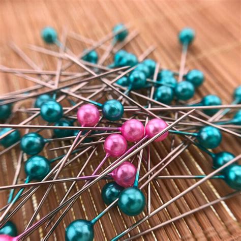 100 Pcs 36mm Pearl Needle Round Head Diy Crafts Accessories Pin Sewing