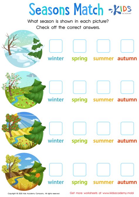 Normal Free Four Seasons Worksheets Free Pdf Worksheets