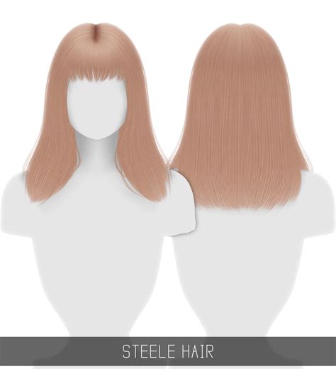 Simpliciaty — Steele Hair 36 Swatches Hq Mod Compatible
