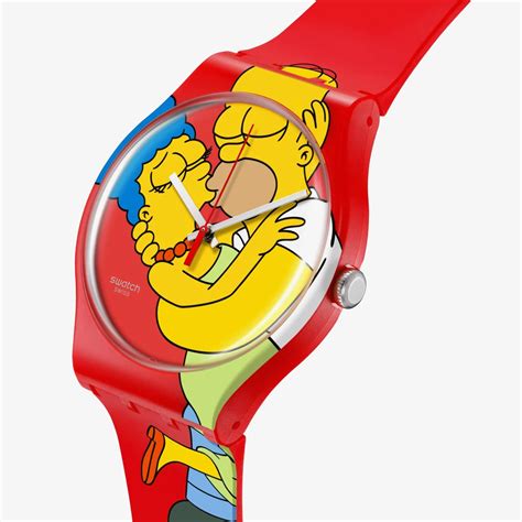 Swatch So29z120 Simpson Watch