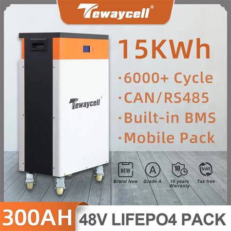 48v 300ah Lifepo4 Battery Pack 15kwh Power 6000cycle Lithium Iron