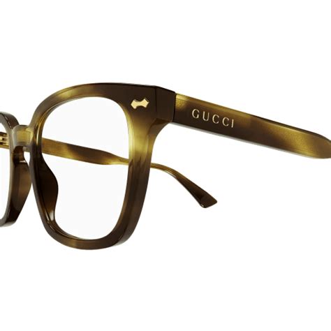 Gucci Gg0184o 010 Havana Eyeglasses For Unisex Lo Lookeronline