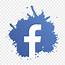 Facebook Logo Modern Paint Splash Social Media PNG  Similar