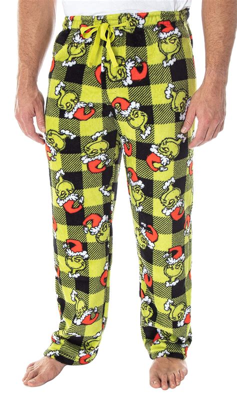 Cozy Dr Seuss Grinch Fleece Pajama Pants