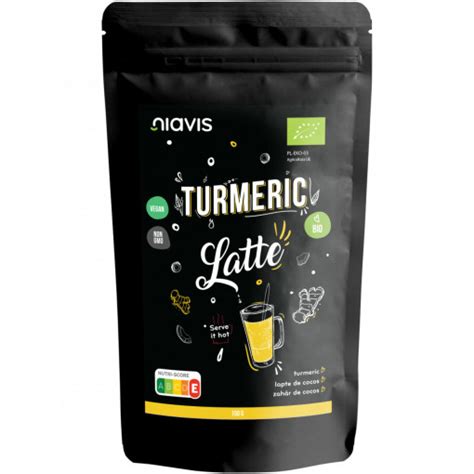 Turmeric Latte Pulbere Ecologica Bio 150 G Niavis Naturisti Ro