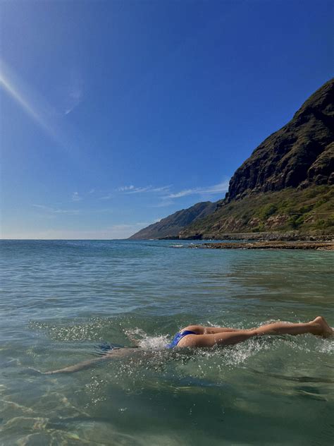 hawaii swim pool cheeky oahu honolulu north shore beach island aesthetic blue bikini