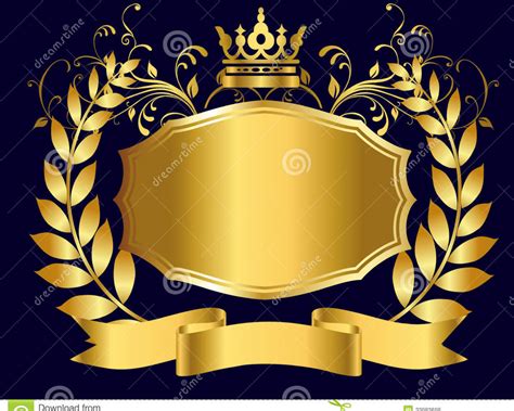 Free Download Royal Blue And Gold Background Royal Shield Of Gold On