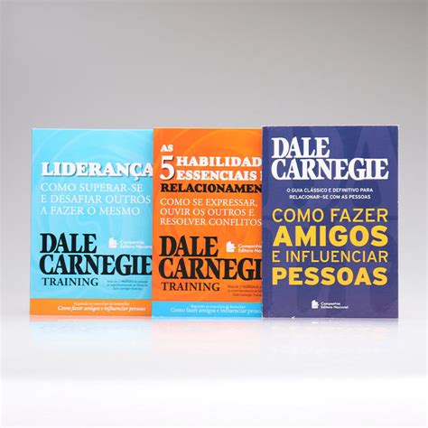 Kit 3 Livros Dale Carnegie