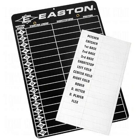 Easton Ultimate Magnetic Coaches Line Up Board Keep Your Team Lineup