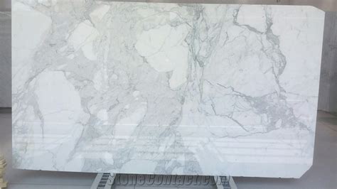Calacatta Vagli Marble Tiles And Slabs White Polished Marble Floor