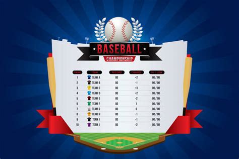 Baseball Scoreboard Illustrations Royalty Free Vector Graphics And Clip