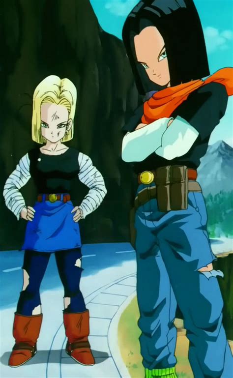 The adventures of earth's martial arts defender son goku continue with a new family and the revelation of his alien origin. Image - Android 17 and 18 . jpg.png - Dragon Ball Wiki