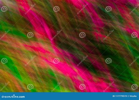 Spring Blurred Flowers Abstract Motion Blur Effect Stock Image Image