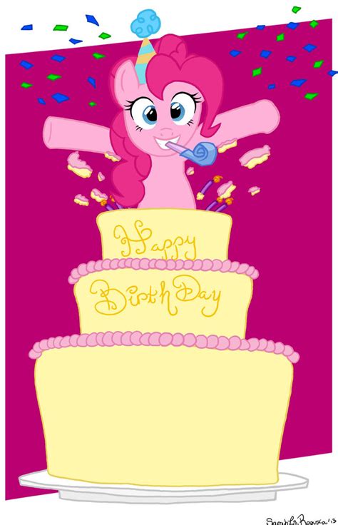 Happy Birthday Pinkie Pie By Silver Fox17 On Deviantart