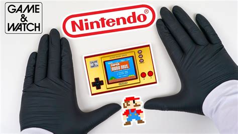Nintendo Game And Watch Super Mario Bros Handheld Console Unboxing
