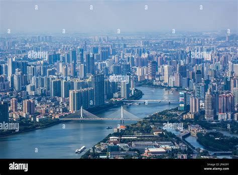 China Guangdong Province Guangzhou City Central Guangzhou Skyline