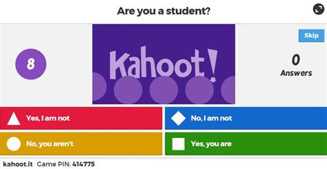 Active Kahoot Game Pins Right Now