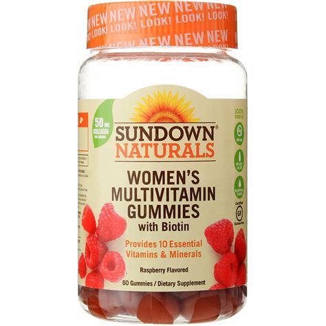 Sundown Naturals Women S Multivitamin Gummies Raspberry 60 Ct Vitabox