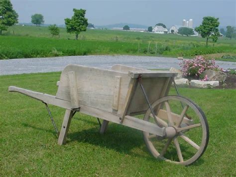 Large Rustic Wheelbarrow By Dutchcrafters Amish Furniture