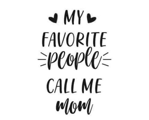 My Favorite People Call Me Mom Window Decal Bumper Sticker Etsy