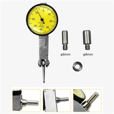 Dial Test Indicator Meter Tool Kit Precision 001mm Gage Professional