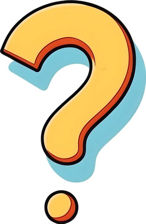ai generated question mark cartoon 35093611 png