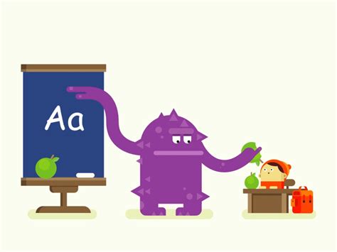 Monster Teacher Animation By Eduard Mykhailov On Dribbble