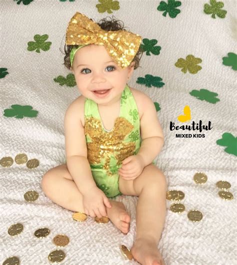 Elannie 1 Year Dominican Irish And Puerto Rican ☘️ Beautiful Baby