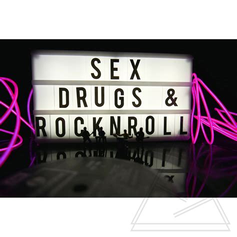Sex Drugs Rock N Roll Courtyard Framing And Gallery