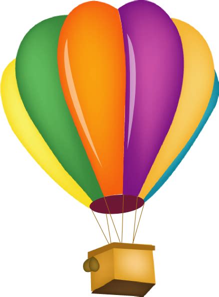 Hot Air Balloon Clip Art At Clker Com Vector Clip Art Online Royalty