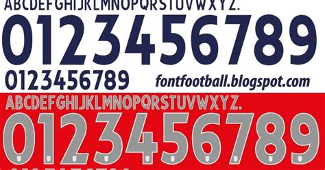Font Football Font Vector England 2004 Kit
