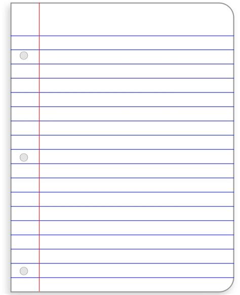 Notebook Page Template There Are More Than 95000 Vectors Stock Photos