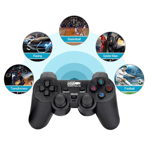 Buy Usb Wired Game Controllers For Pcraspberry Pi Gamepad Remote Dual