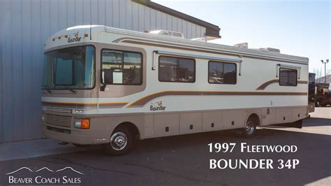 1997 Fleetwood Bounder 34p Class A Sold Youtube