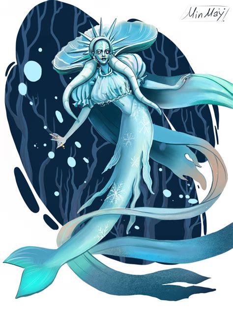 Ice Mermaid By Minmayart On Deviantart
