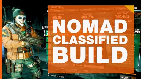 The Division Pts Ps Nomad Classified Build Youtube