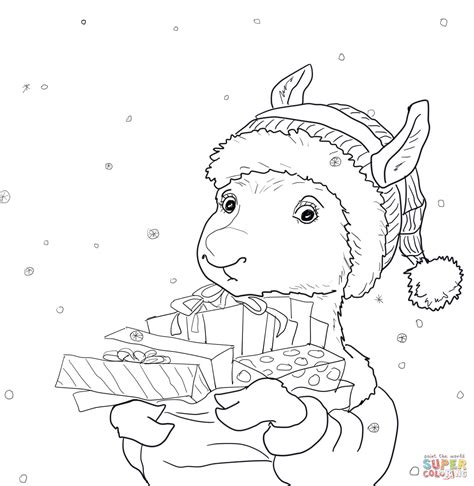 Llamas are cute and furry and the subject of our adoration. Llama Llama Red Pajama Coloring Page | Free Printable ...