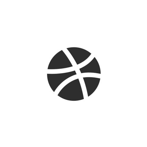 Dribbble Logo Ikon Di Social Micon Sty2