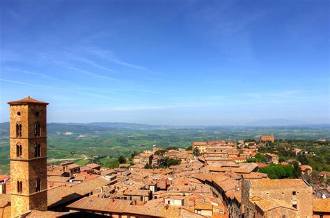 Rooftop View In Montepulciano Italy Italy Montepulciano Rooftop