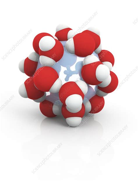 Methane Hydrate Molecular Model Stock Image C0518097 Science