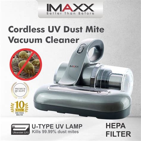 Imaxx Powerful Cordless Uv Dust Mite Vacuum Cleaner Health And Nutrition