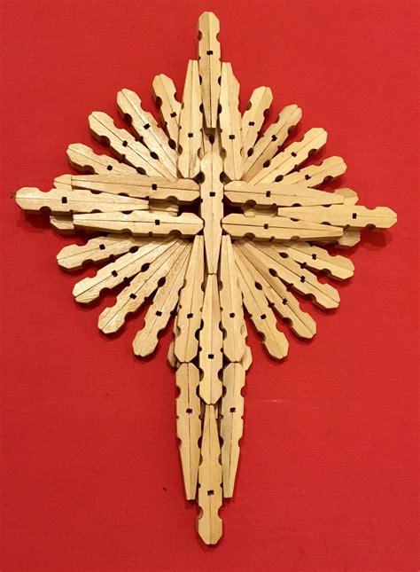 Pin By Cheryl Nizio On Clothespin Crosses Hanger Crafts Wooden