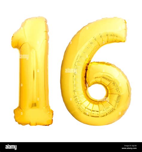 Number 16 Cut Out Stock Images And Pictures Alamy